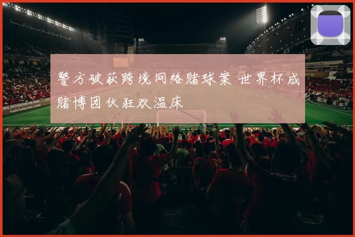 警方破获跨境网络赌球案 世界杯成赌博团伙狂欢温床
