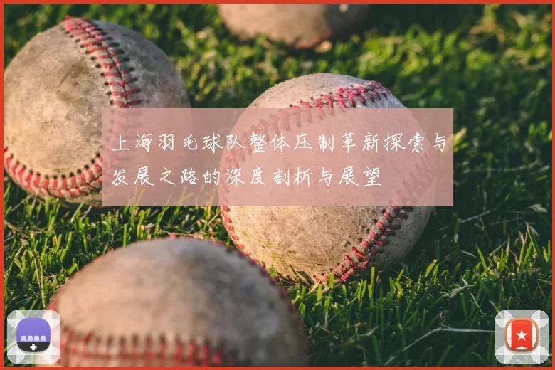 上海羽毛球队整体压制革新探索与发展之路的深度剖析与展望